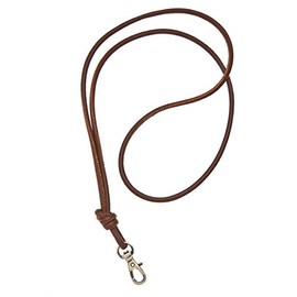 Logan Whistles Lamb Nappa Leather Lanyard with Brass Clip, Light Brown