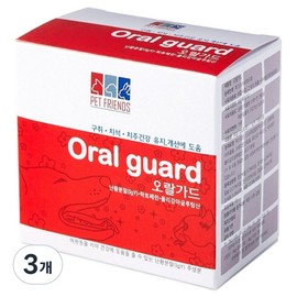 petfriends pet oral guard nutritional supplement, 30g, oral tartar management, 3 pcs / petfriends 반려동물 오랄가드 영양제, 30g, 구강치석관리, 3개