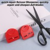 2pcs Scissor Sharpener Tool, Handheld Small Sharpening Scissors Tool Fabric