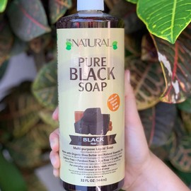 Dr. Natural Pure Black Liquid Soap 2-pack (Black, 64oz)