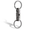 KeyUnity KA15 Titanium Key Ring, Connector, 360 Degree Rotation, Titanium