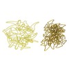 100pcs Shaped Paper Clips Pterosauria Yellow Dinosaur Shape Metal Portable