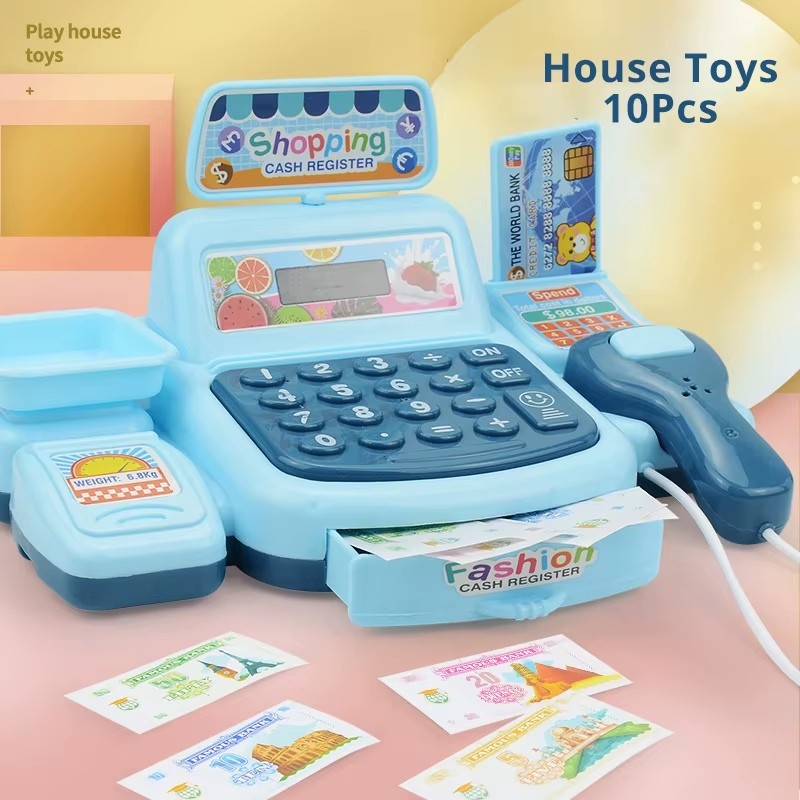 Kids Pretend Play Cash Register for Grocery Store Role Play
