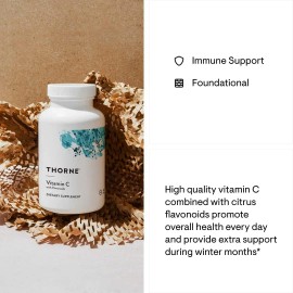 Thorne Vitamina C Con Bioflavonoides Cítricos 90 Cápsulas