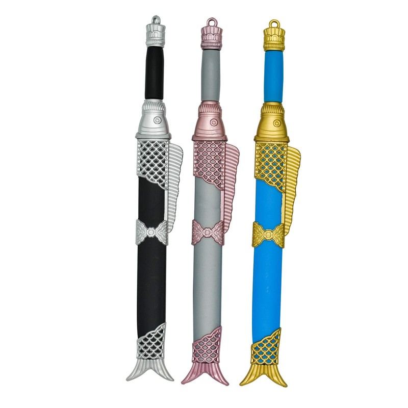 Maydahui 6PCS Fish Sword Shaped Rollerball Pens Creative Yuchang Sword