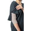 Right Snaps V Neck (M, Grey)