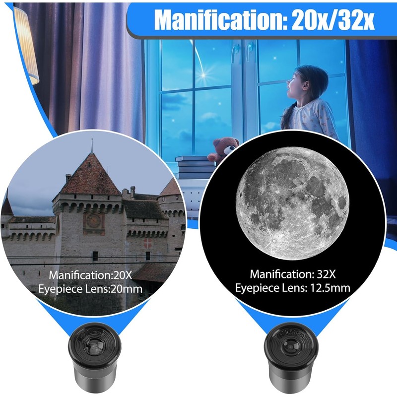 Telescope for Kids & Beginners 40mm Aperture 400mm AZ Mount