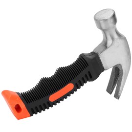 Mini Martillo de Garra Portátil, Herramientas de Clavado para Martillar Automóviles Pequeños, 8.82 oz Martillo uña curva, Tratado Térmicamente...     