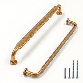 FILTA 10 Pack 7.5 Inch(192mm) Retro Antique Brass Cabinet Pulls,Vintage Kitchen Cabinet Handles Zinc Alloy Cabinet Hardware for Kitchen Cabinets and Dresser Drawers