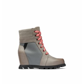 Sorel Women's Joan of Arctic Wedge III Lexie Boot - Quarry, Black - Size 8