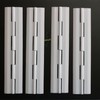 4 x 200mm White Acrylic Hinges. No glue required, Self