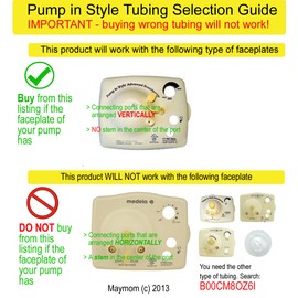 Maymom Breast Pump kit for Medela Lactina, Symphony, Older Pump in Style Advanced Pumps; 2 Breastshields, 4 Valves, 6 Membranes, & 2 Tubes for Pump in Style Advanced Sold Before July 2006; Replacement parts for Medela Breast Shield, Medela Tubing, Valves