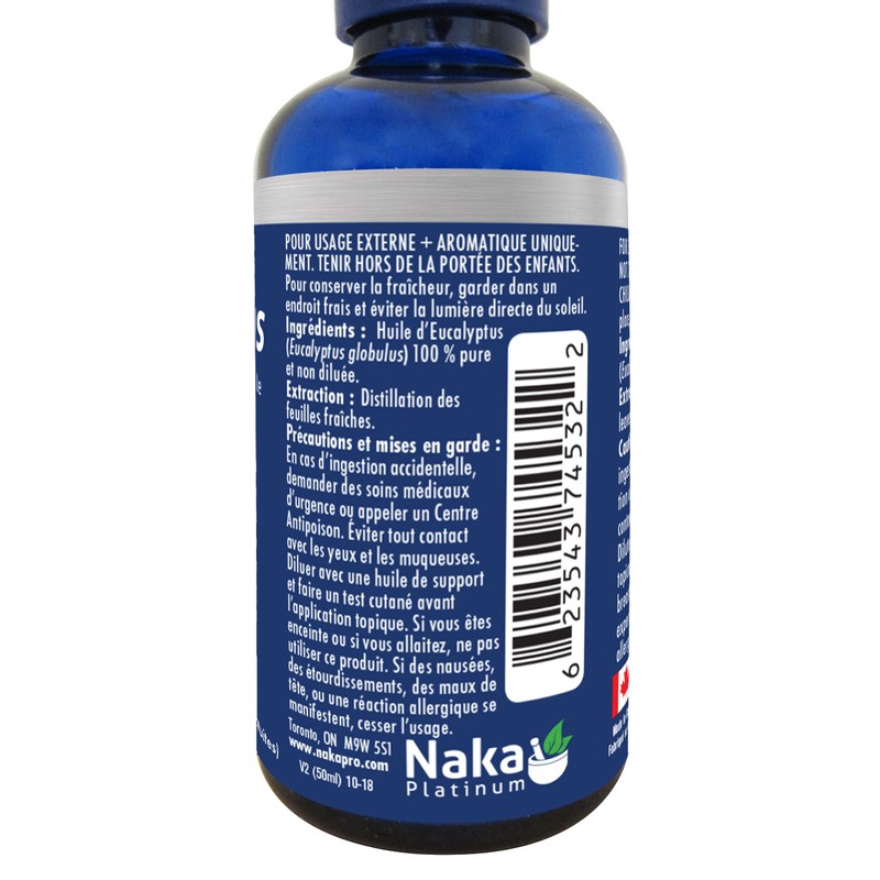 NAKA Naka Platinum Eucalyptus Essential Oil 100% Pure + Natural