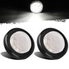 Partsam 2Pcs 2.5 Inch Round White 13 LED Side Marker