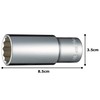 トネ(TONE) ディープソケット(12角) 4DB-30L 差込角12.7mm(1/2") 二面幅15/16inch インチ