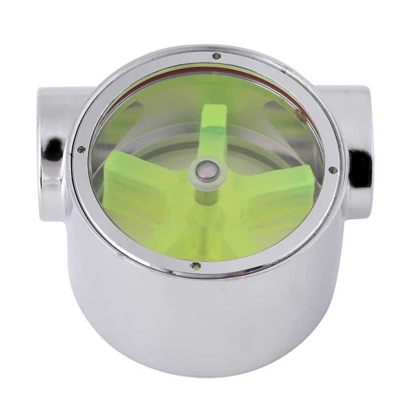 Flow Indicator, 5 Impeller 2 Way Water Cooling Flow Meter