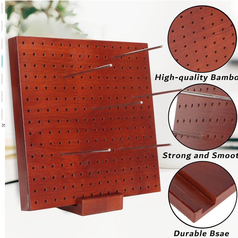 Crochet Blocking Board Wooden Handcrafted Knitting Blocking Mat for Knitting