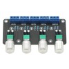 Passive Audio Signal Splitter 1 in 4 Out Volume Knob