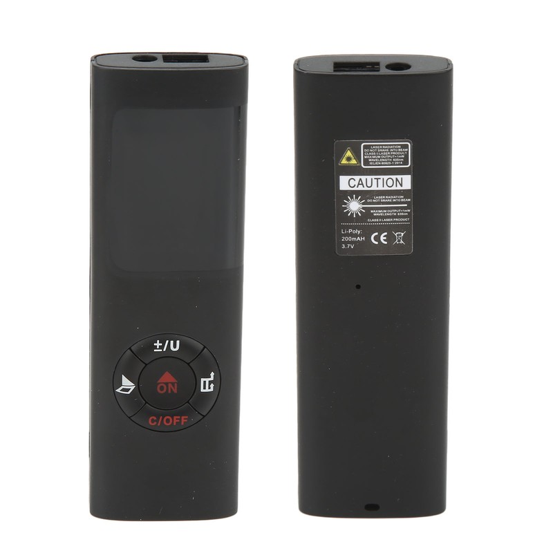 Laser Distance Meter Handheld IP54 Dustproof Waterproof USB Charging Mini