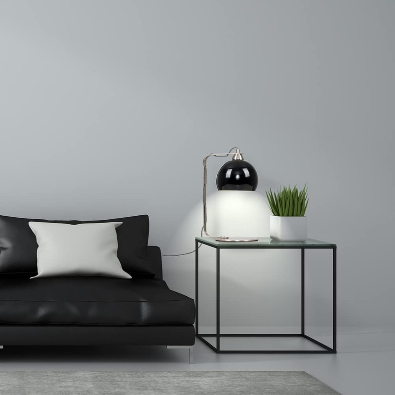 MiniSun - Mini Retro Gloss Black Arco Style Dome Ceiling