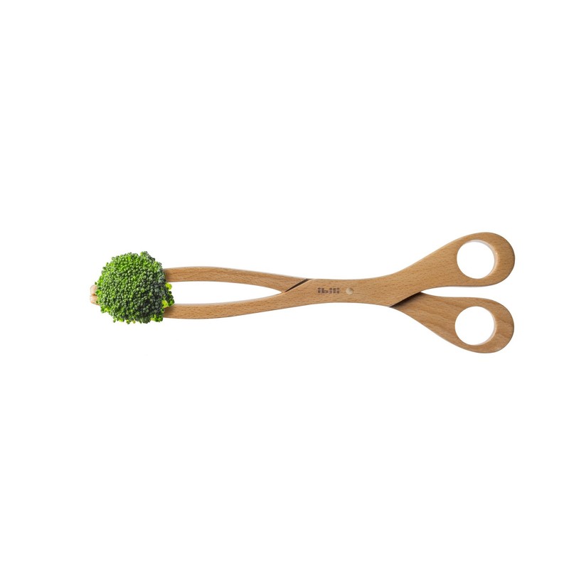 IBILI 742300 Tongs, Wood, Brown, 28 x 8 x 4