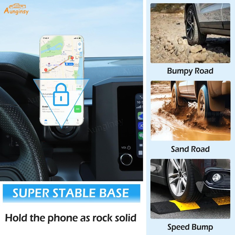 Car Magnetic Phone Holder Compatible with Toyota Tacoma 2024-2026, Center