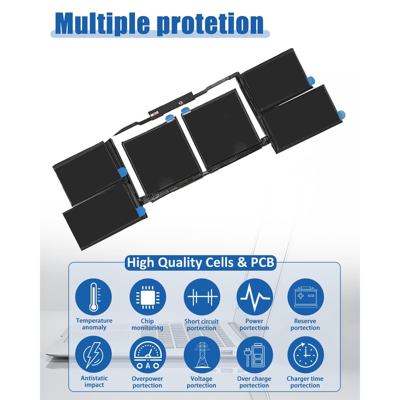 A2141 A2113 Laptop Battery for MacBook Pro 16-inch A2141(2019 Version)