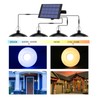 Outdoor Solar Lights IP65 Waterproof Energy Conservation 2 Headed Infrared