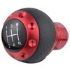 Padaodao 5 Speed Shifter Knobs Leather Shift Head Car Gear