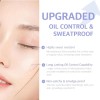 2pcs Polvo Mate Lavanda Control Brillo Y Fijación Facial