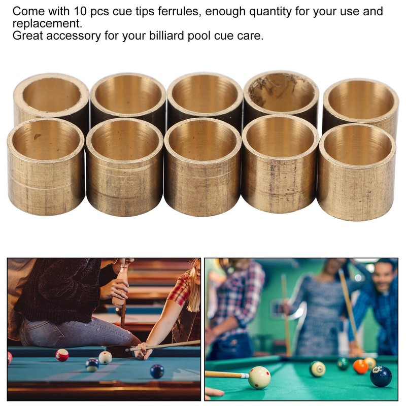 Zunate Pool Cue Ferrules, 9/9.5/10 mm Pool Billiard Cues Tips