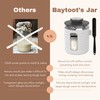 Baytoot Wide Mouth Sourdough Jar Starter Kit 33 oz -