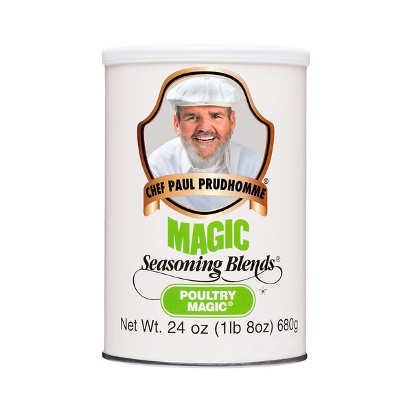 Chef Paul Prudhomme's Magic Seasoning Blends ~ Poultry Magic, 24-Ounce Canister