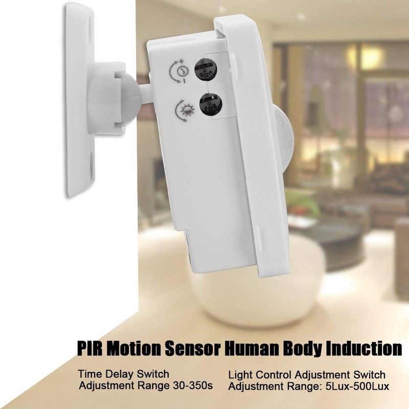 Sensor Switch,Richer-R 12V Automatic Adjustable Infrared PIR Motion Sensor with