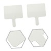 Ciieeo 2pcs Double-Sided Handheld Whiteboards for Interactive Learning Smooth Writing