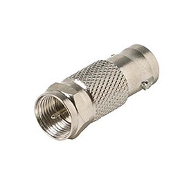 F Male to BNC Female Adapter 25 Pack Connector Coaxial Cable Plug Standard Converter, RF Digital Commercial Audio Video Coax Component