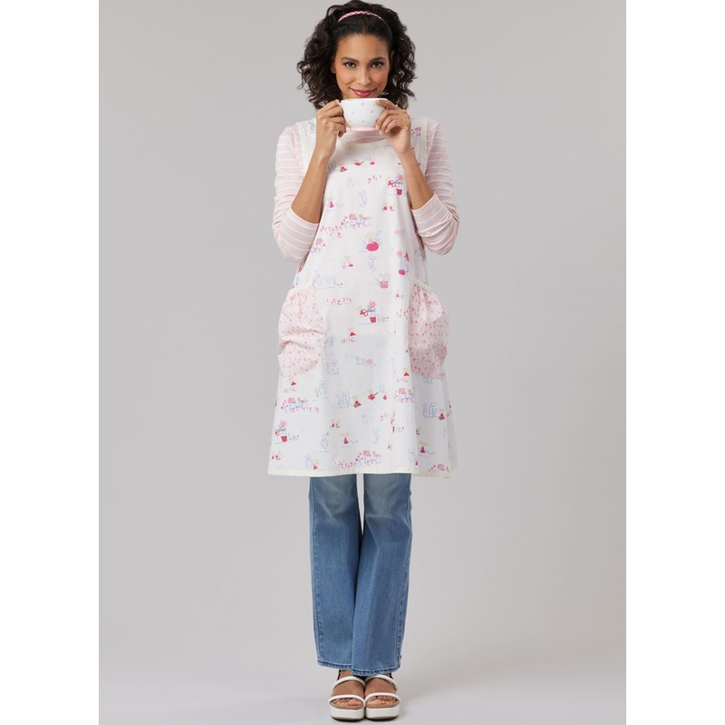 McCall's Sewing Pattern M8598A Misses' Aprons A (XS-S-M-L-XL)
