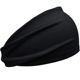 Men's Sports Headband 1 Pack or 3 Pack Sweat Bands for Running Football Tennis Workout - Color: 1PACK-White