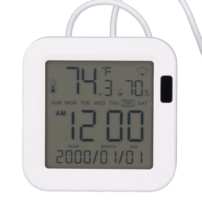Digital Hygrometer Indoor Thermometer, Wired Room Thermometer and Humidity with