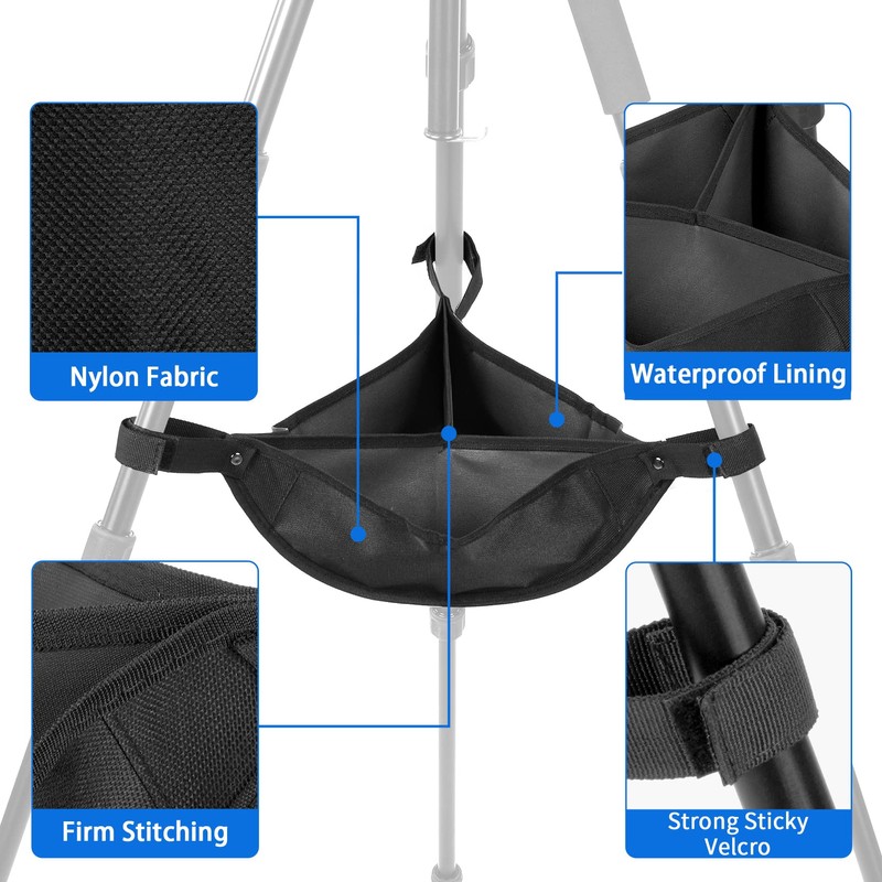 Selens Tripod Weight Sandbag Black Durable Tripod Stone Bag Universal