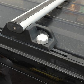 Roof Rack Knob Cover, Aluminum Roof Rack Screw Trim Cap Cover Fit for Hummer H2 2003-2009, Roof Rack Cross Bar Rail Screw Trim Cap Accessories, 4 PCS