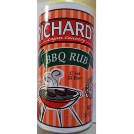 Richard's Cajun Country BBQ Rub - 16 Ounces