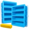 Sidosir 2PCS Butter Silicone Mold with Lid, Non-Stick Butter Mold