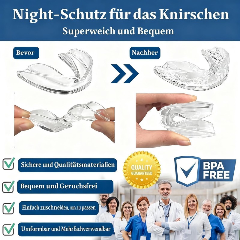 Grinding Splint for Night, Used for Reduces Tooth Splint Grinding,