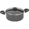 GoodCook Everyday Nonstick Dutch Oven with Lid, 4.7 Quart, Black,
