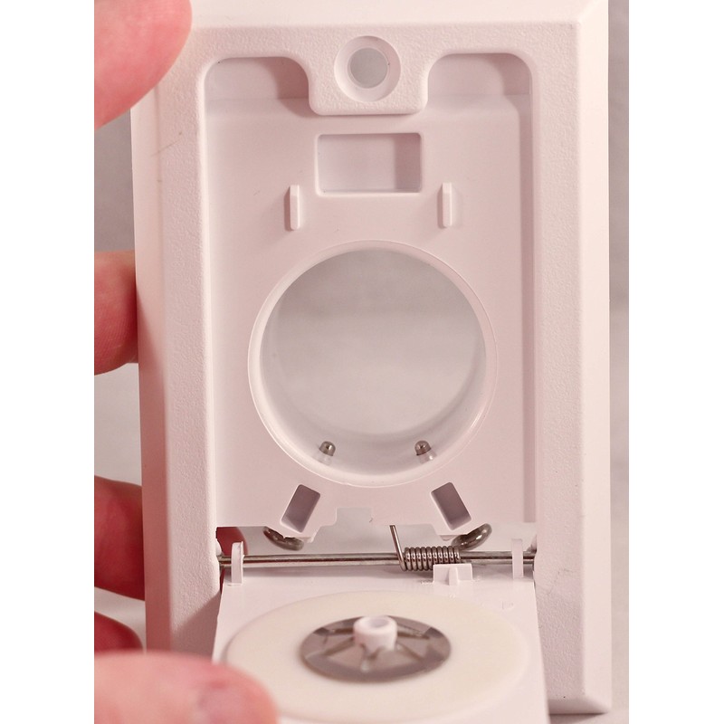 HAYDEN Central Vacuum Wall Inlet - White Square Door 1700-01
