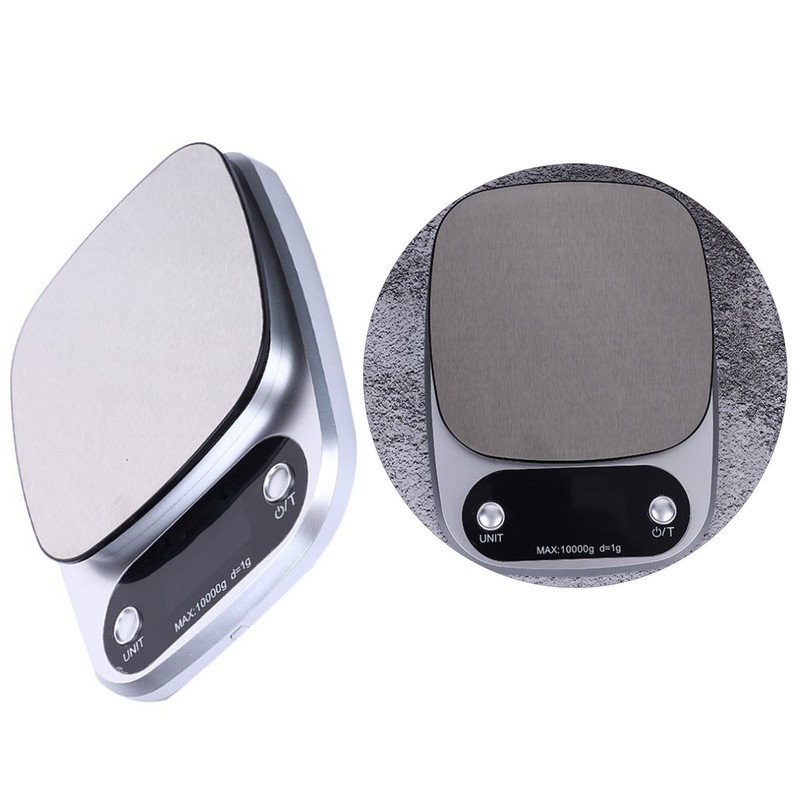 Electronic Gram Scale Stainless Steel Digital Display Food Weight Scale