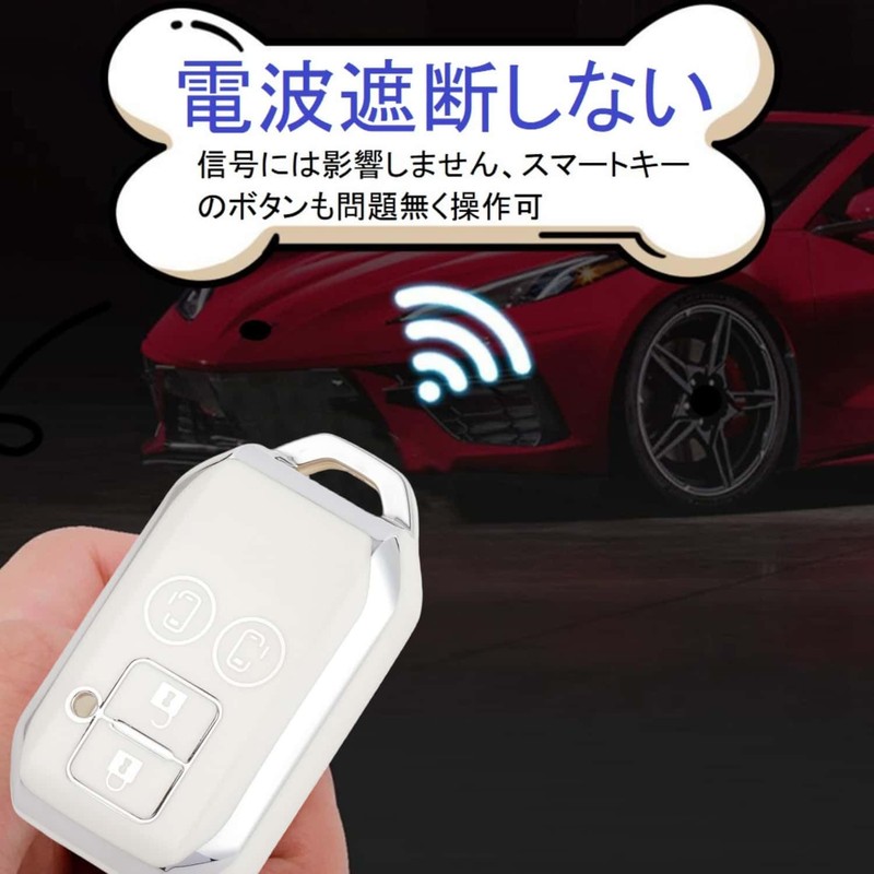 HOYZE Spacia Key Case, Compatible with Suzuki Spacia Custom, Flare