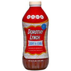 Dorothy Lynch Salad Dressing | Sweet & Spicy | Thick & Creamy | Salads, Dips, Sauces, & Marinades | French Style Condiment | Tangy | Gluten Free | No Trans Fat | USA Made (Light & Lean, 32 oz (3 Pack))