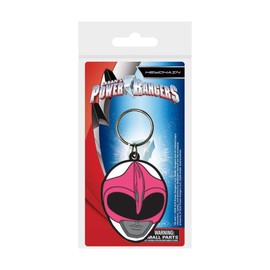 Pyramid International Power Rangers Pink Ranger Helmet Rubber Keychain, Multi-Colour, 4.5 x 6 cm